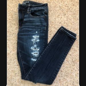American Eagle Skinny Ripped Jeans